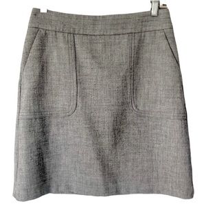 Ann Taylor LOFT Gray Speckled Pencil Skirt with Pockets Size 2